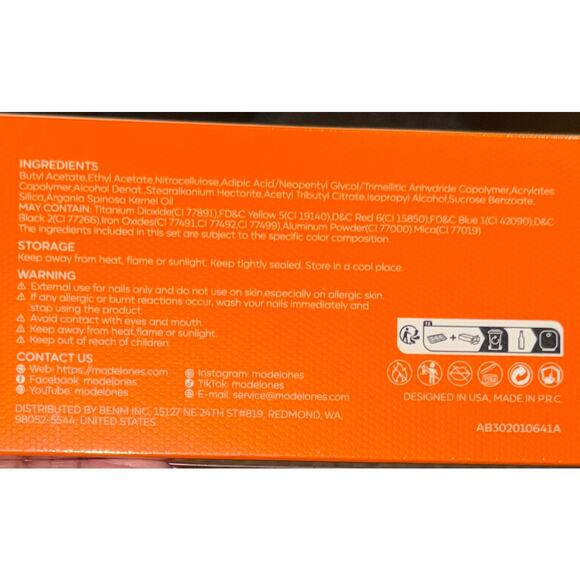 NEW MODELONES NAIL POLISH SET OF 6 COLORS each 5ml-0.169 FlOz - Picture 6 of 8